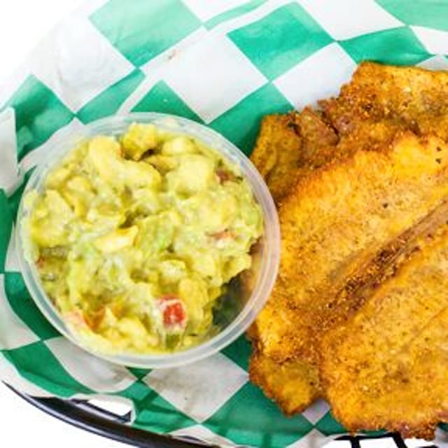 Tostones & Guacamole.